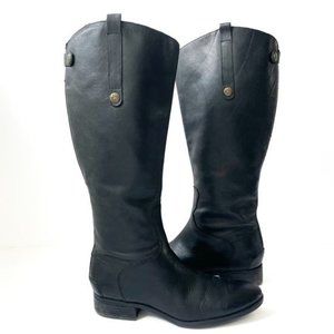Sam Edelman Penny 2 Leather Black Riding Boots Size 10